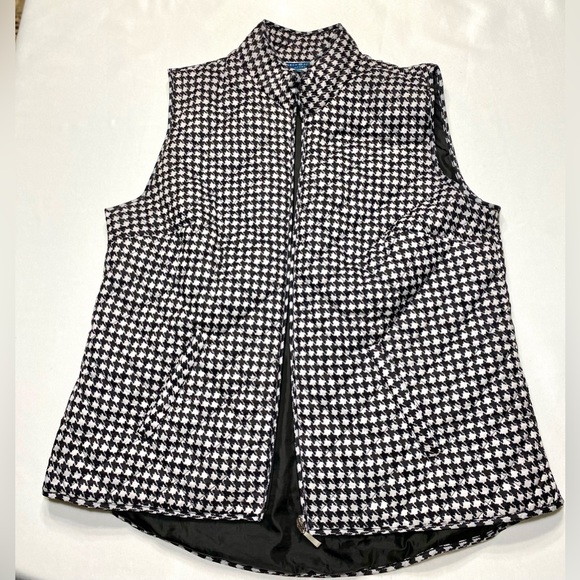 Vest Puffer Karen Scott Sport Vest black and white - Picture 3 of 13